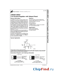 Datasheet LM2926T manufacturer National Semiconductor